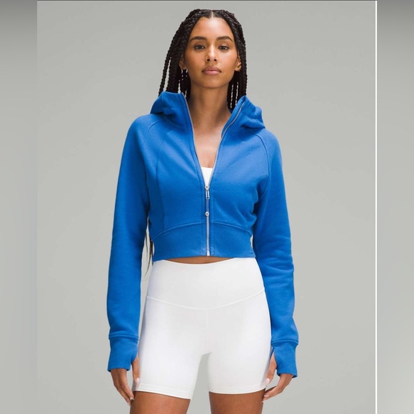 Lululemon Scuba Full-Zip Cropped Hoodie - Picture 1 of 8